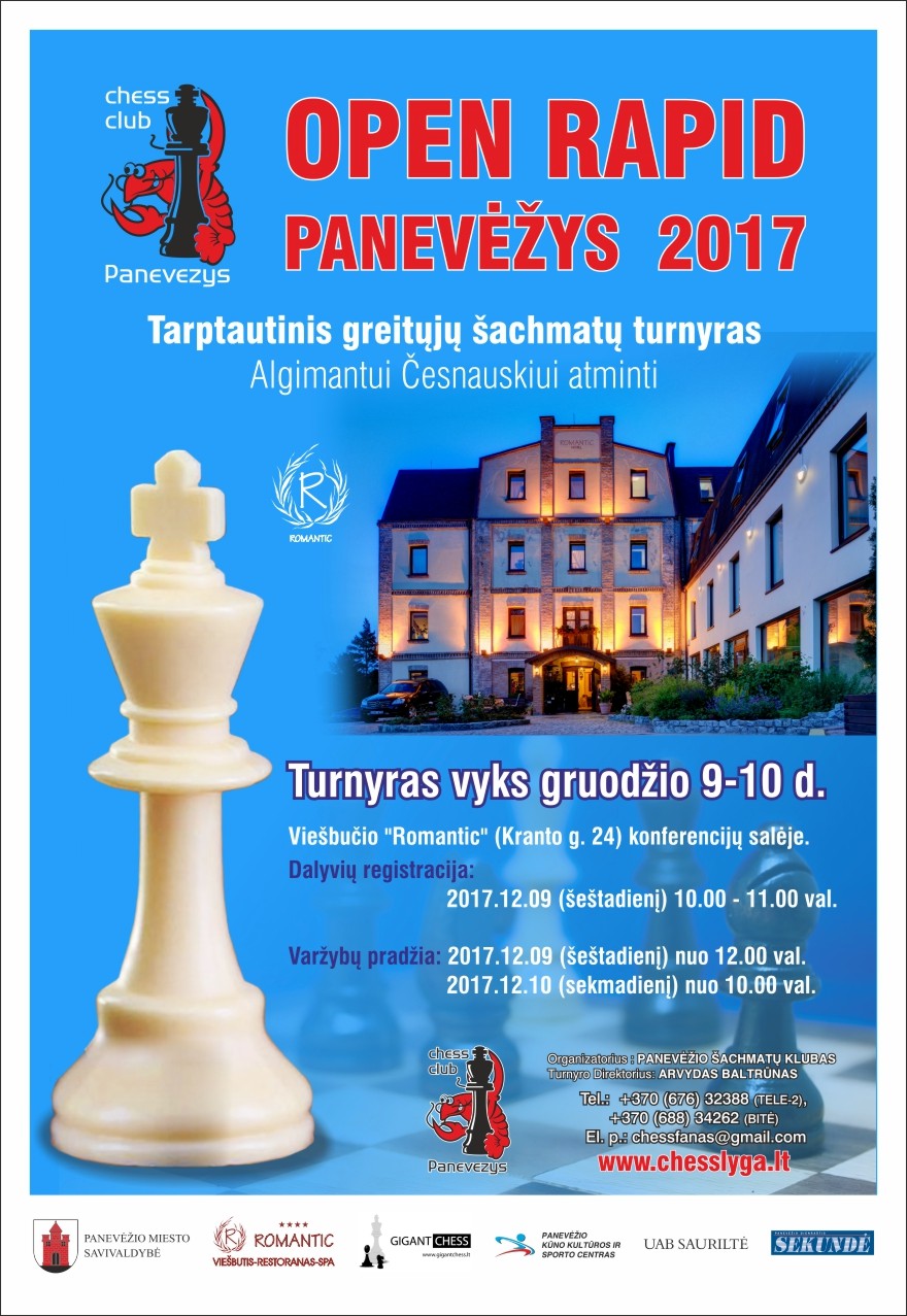 Open Rapid Panevezys 2017.12.09 -10